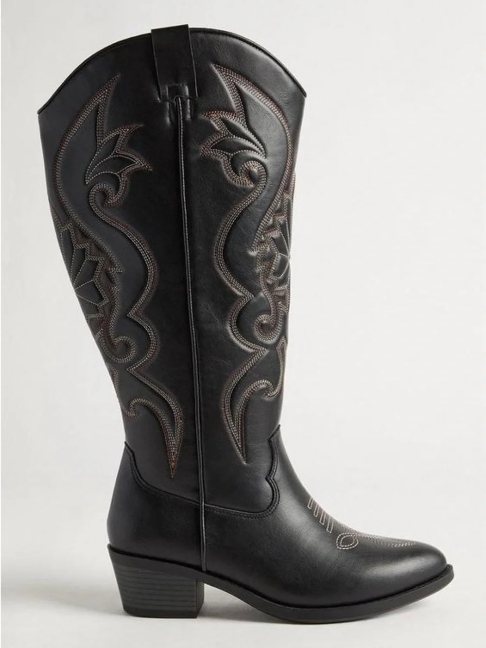 NEW ✨ Torrid Tall Western Knee Boot (Wide width and calf) size 8.5 Black